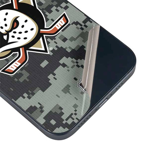 NHL Anaheim Ducks Camo iPhone 13 Skin